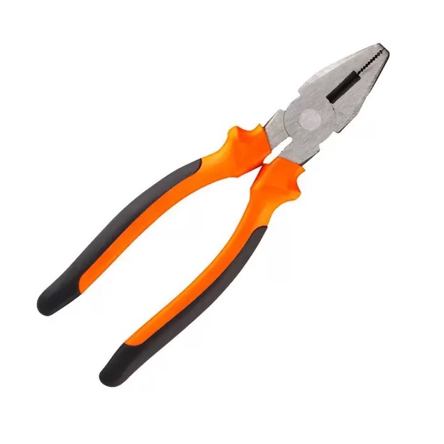 Alicate Universal 8 PVC Laranja Preto 8VL EDA