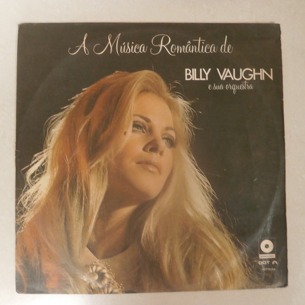 lp a música romântica de Billy Vaughn 1969, disco de vinil