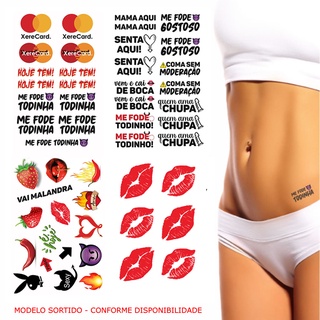 Tatoo Erótica Sexy - Tatuagem Temporária SEX SHOP