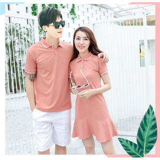 vestido e blusa para casal