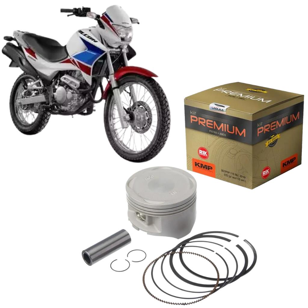 kit Pistao E Aneis KMP Rik Nx 400i Falcon 1999 a 2015 Std