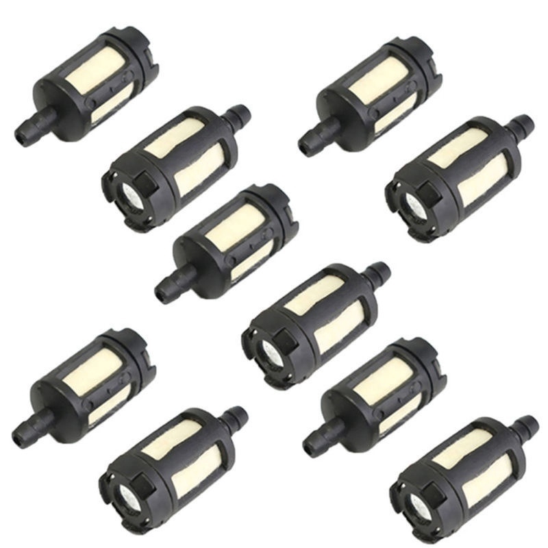 10 Peças Filtro de Combustível para Jardim