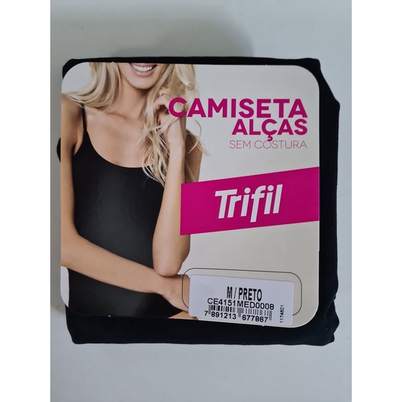 Camiseta Alças Sem Costura Trifil 4151.