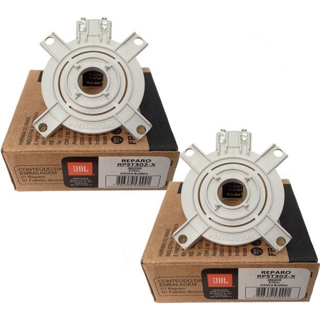 Kit 2 Reparos Originais Super Tweeter JBL Selenium ST302x - 125 Watts RMS em Oferta na Shopee