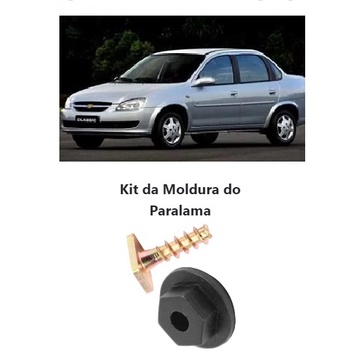 Kit da moldura do Paralama Chevrolet Classic Sedan - Corsa  Corsa Hatch -Corsa Novo