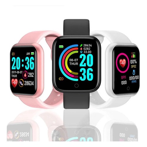 D20 Pro Y68 Smartwatch Esportivo Bluetooth Android/iOS Original
