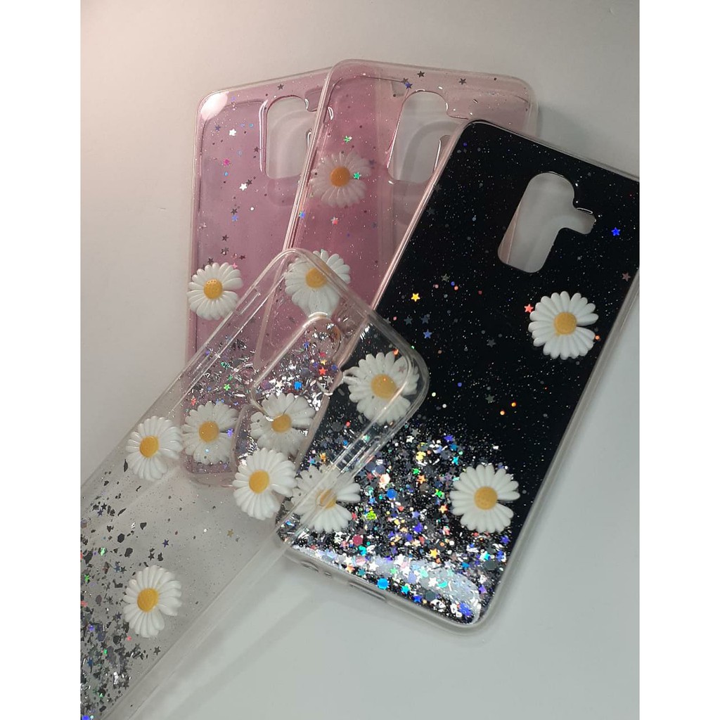 Capa Capinha p/ Samsung Galaxy J8 Personalizada Capa p/ J8 Com Gliter Capa p/ J8 Feminina detalhes 3D