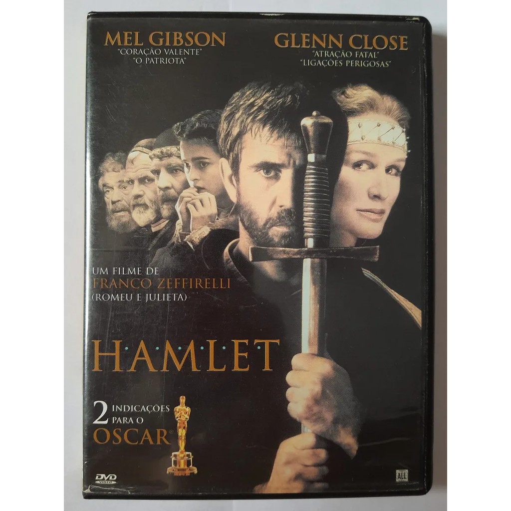 Dvd Hamlet Mel Gibson E Glenn Close Original Shopee Brasil