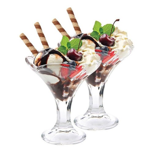 Jogo de Taças de Vidro Deliss P Para Sobremesa 220ml 2 Pcs - Ruvolo - Home & Living