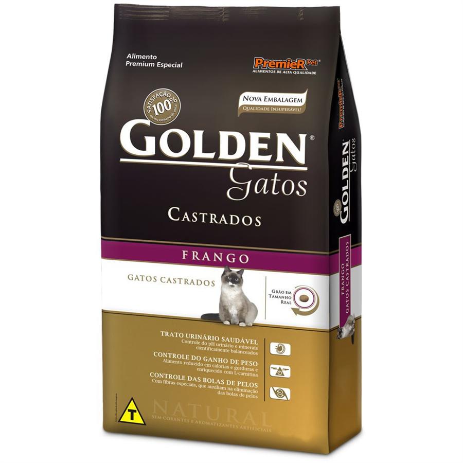 Ração Golden Fórmula Gatos Adultos Castrados Frango 1 Kg - Pets