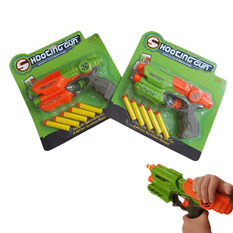 Arminha Pistola Brinquedo Lança Dardo Pistola, Tipo Nerf Shopee Brasil