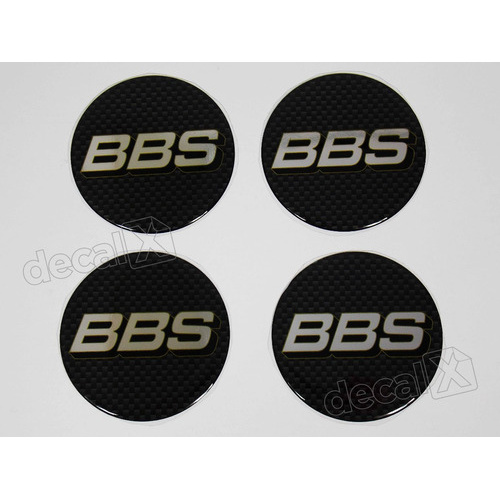 Emblema Adesivos Centro Roda Bbs 55mm Cromado Resinado