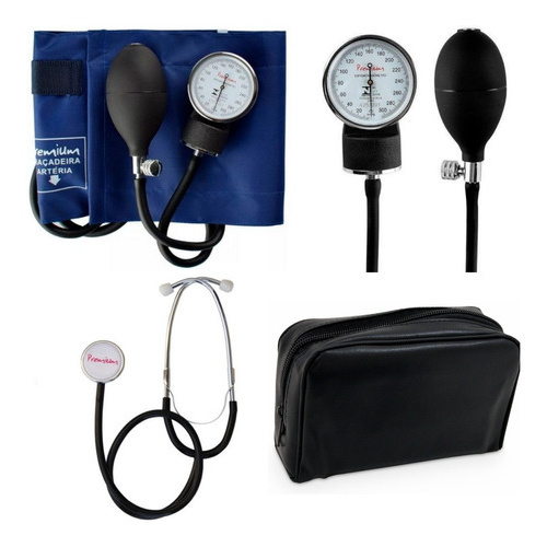 Kit Esfigmomanômetro G-tech  Premium + Estojo + Estetoscópio