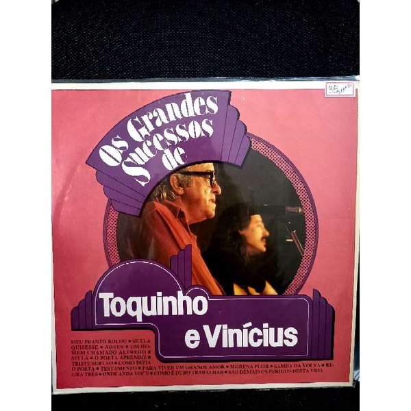 Lp Disco Vinil - Toquinho e  Vinicius - Os grandes sucessos (NM)