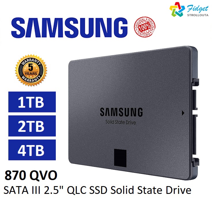 SAMSUNG SSD 4TB 870QVO MZ-77Q4T0 - wikimaki.com.br