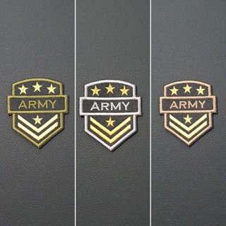 Patche Aplique Bordado Emblema Army em Oferta na Shopee