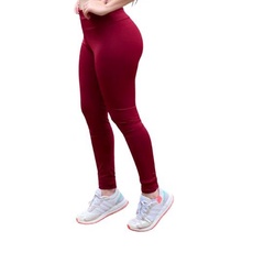Calça Legging Fitness Cintura Alta Academia Levanta Bumbum Legging Suplex