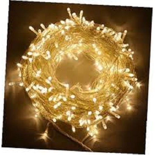 Pisca-Pisca  Led 100 Leds branco quente Para Decoração De Festa  / Natal 9 metros -110v  ou 220v em Oferta na Shopee