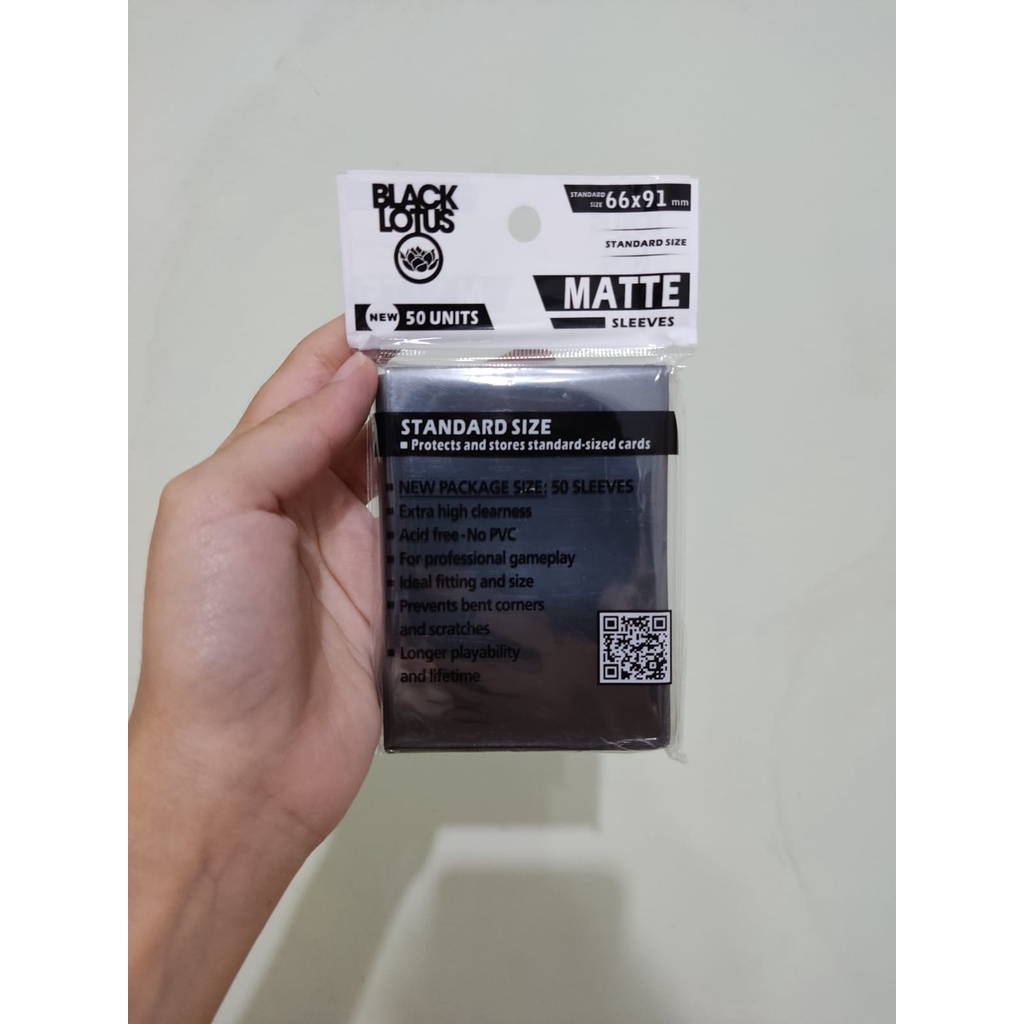 Sleeve Matte Pokémon Magic TCG 50 unidades Photocard Protetor Cartas Shield
