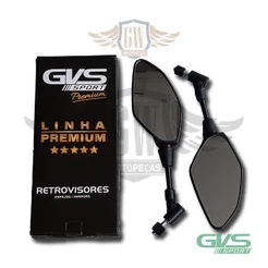 Retrovisor Gvs Mt 03 07 09 Giro 360° Honda Lente Convexa