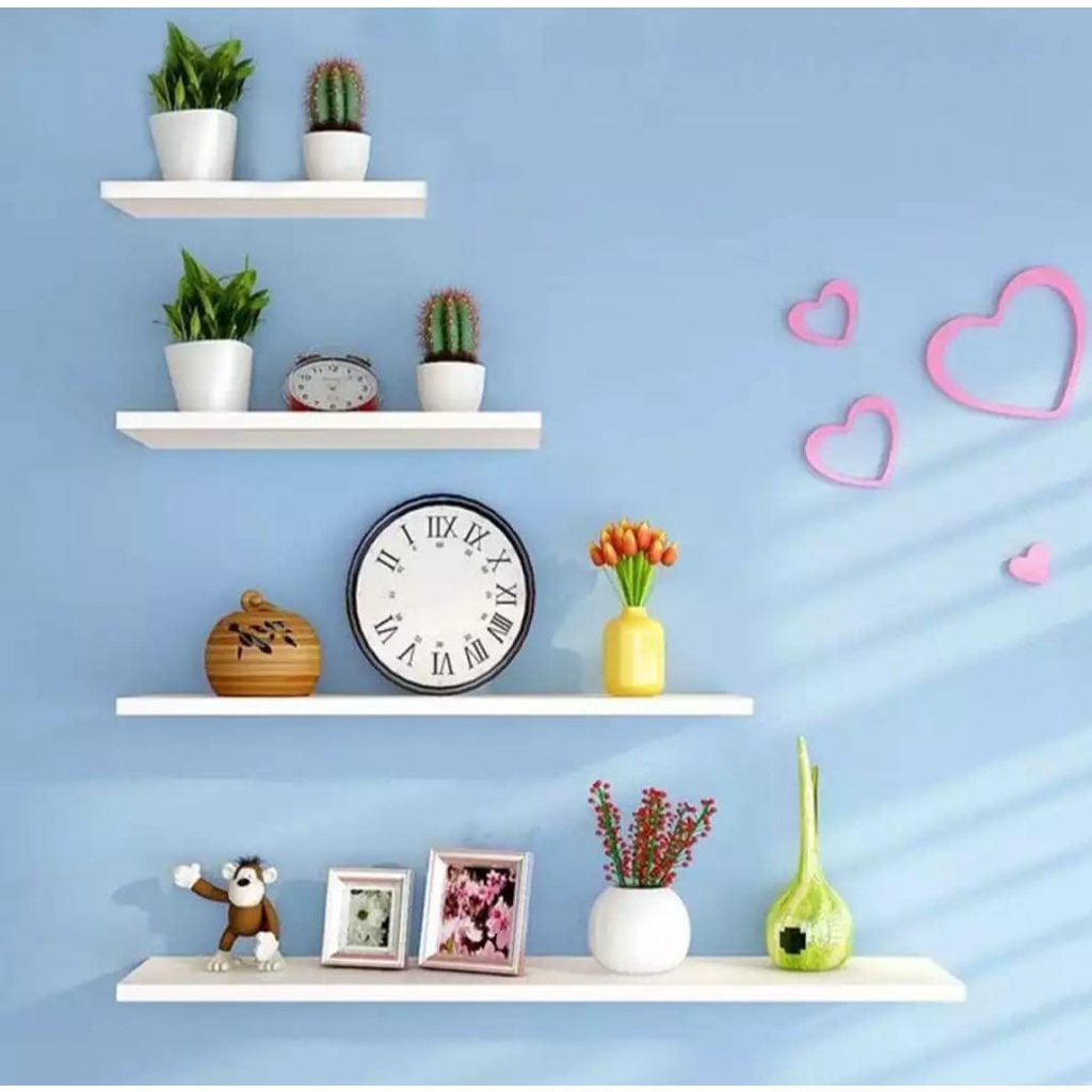 3 Prateleiras Decoração 20x30x40 em Oferta na Shopee