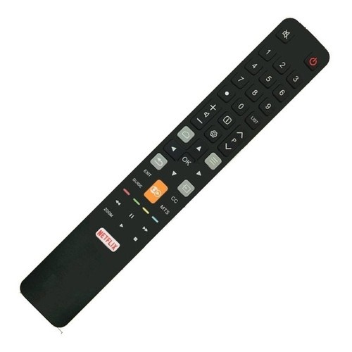 Controle Remoto Tv Smart Tcl Toshiba Lcd Led Função Netflix PEGA EM QUALQUER TV TCL