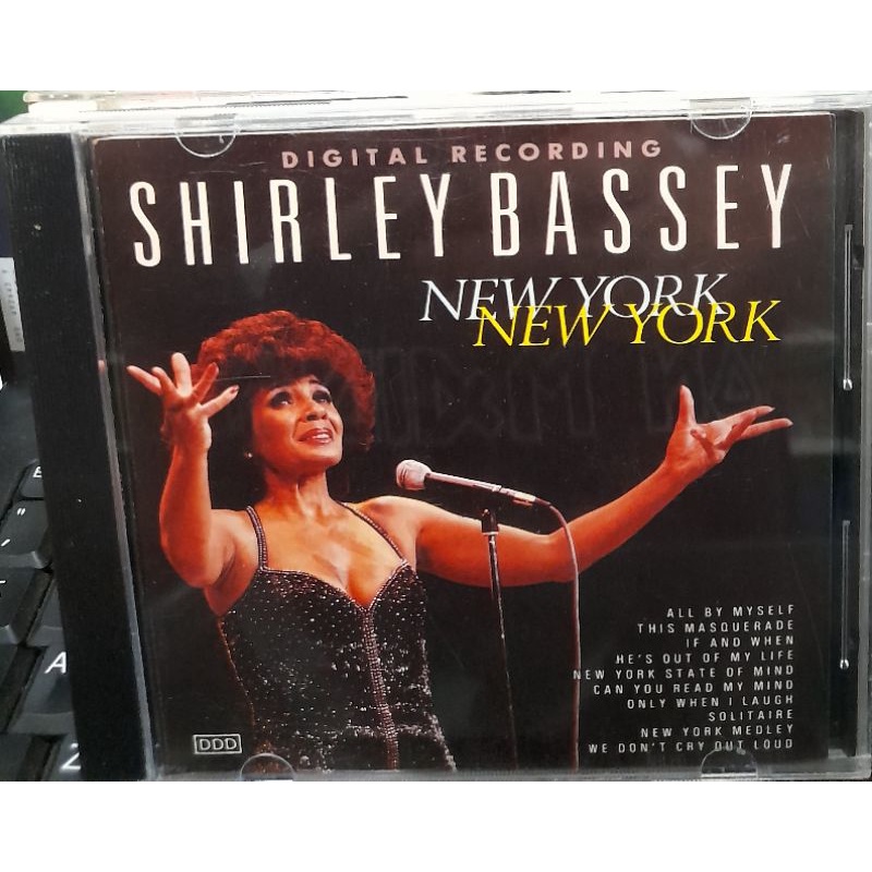 CD-SHIRLEY BASSEY-NEW YORK NEW YORK-CONSERVADO