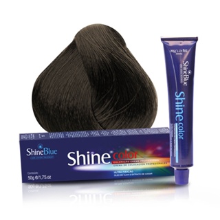 Coloração 5.0 Castanho Claro Shine Blue 50g em Oferta na Shopee