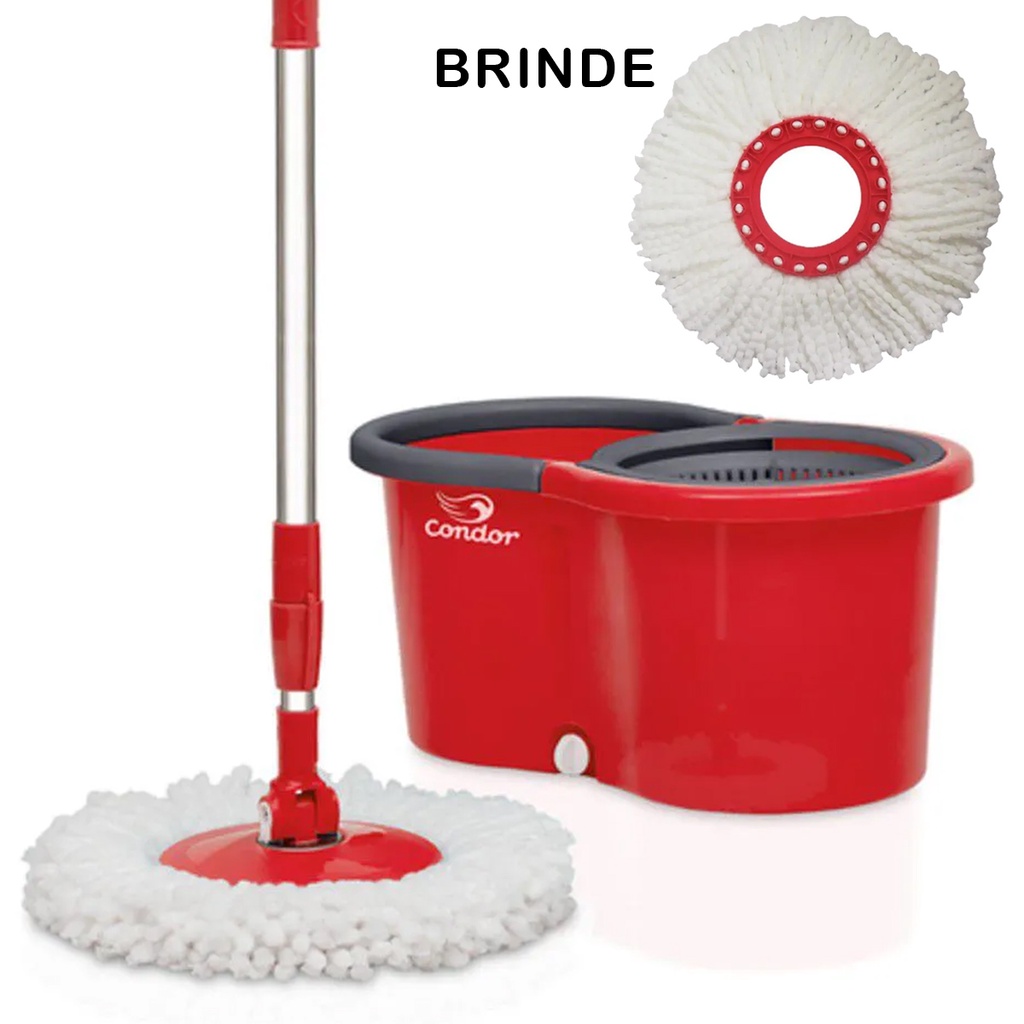 Balde Spin Mop Centrifuga Condor C Refil Shopee Brasil