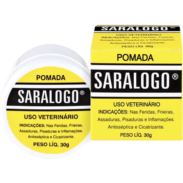 Pomada Cicatrizante Saralogo Para Cães 30g