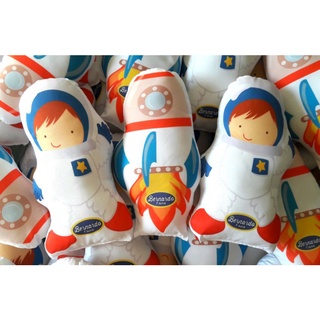 kit 15 almofadas Astronauta 15cm personalizadas para lembrancinha