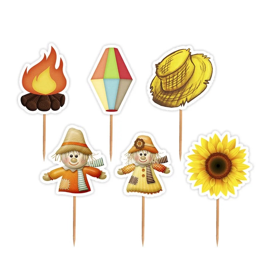 100 Topper Tag Festa Junina Para Doces Docinhos Salgados