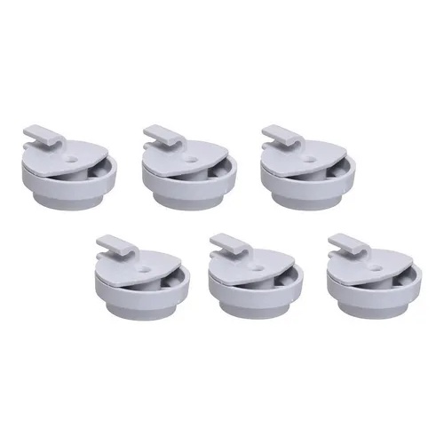 Kit Com 6 Roldana Cesto da Lava Louças Brastemp W10384339 K00031