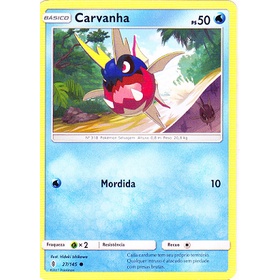 Carvanha - Pokémon TCG - Guardiões Ascendentes
