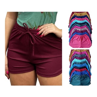 Shortinho Curto Canelado, Moda, Verão