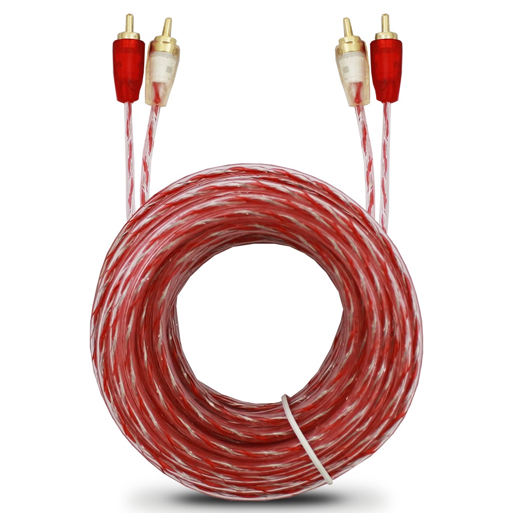 Cabo Rca Automotivo Blindado Stetsom 5 Metros Flexível Conectores Alta Pressão Banhados Bronze Injetado PVC em Oferta na Shopee