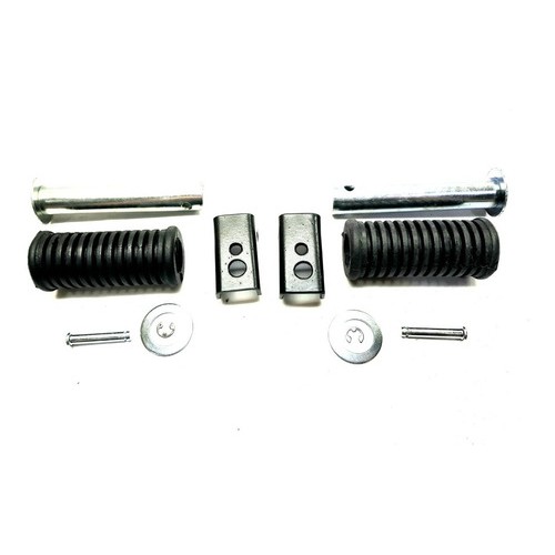 Pedaleira Traseira Suporte Intruder 125 Par C/4 Peças