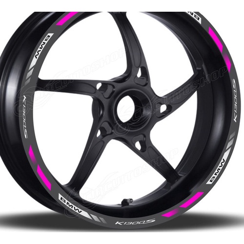 Friso Adesivo Refletivo D8 Roda Moto Bmw K 1300 S