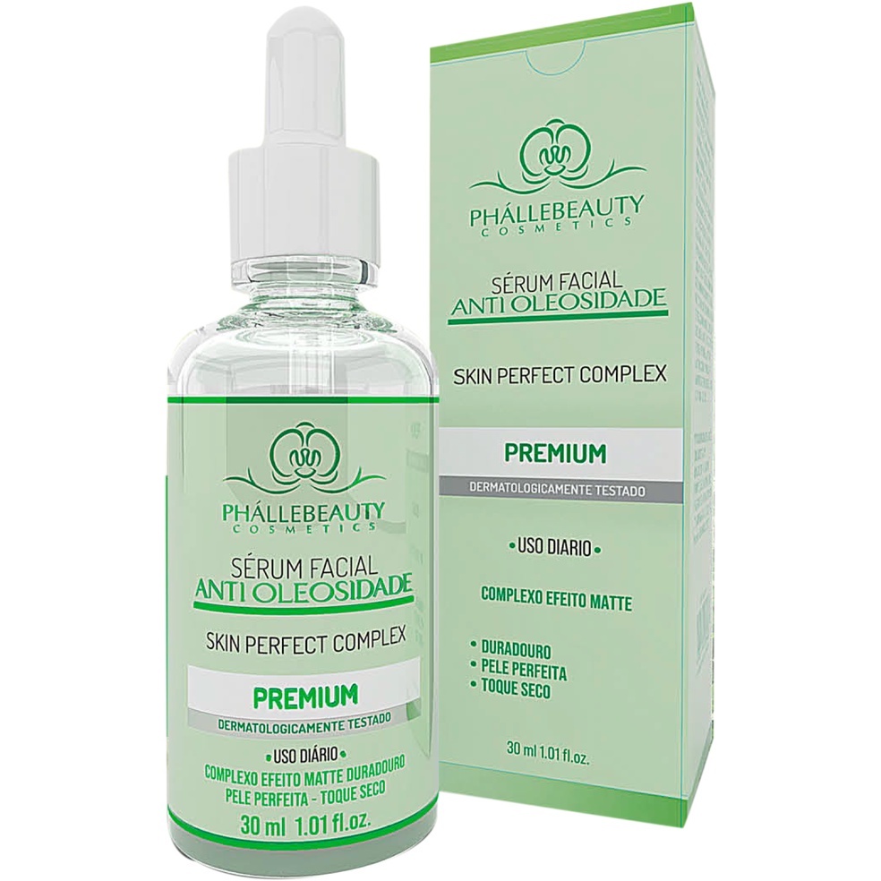 Sérum Facial Antioleosidade 30ml PhálleBeauty