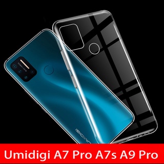 Umidigi A7 Pro A9 A7S A9 Capa Transparente De Silicone Macio TPU