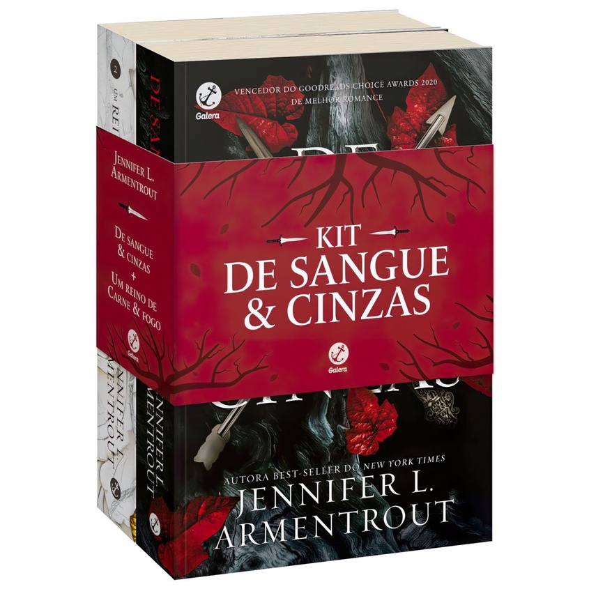 Kit De Sangue e Cinzas (De Sangue e Cinzas + Um Reino de Carne e Fogo)