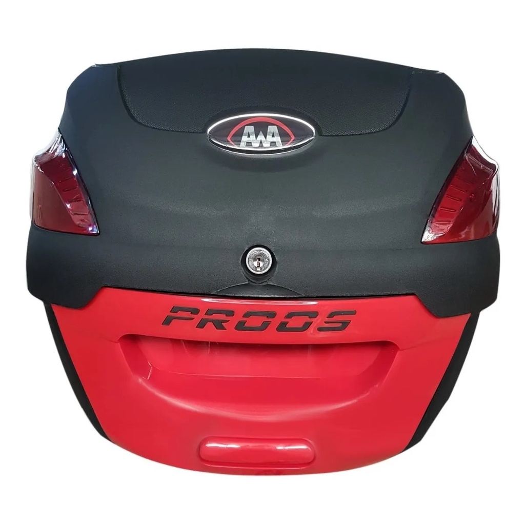 Bauleto Grande Proos 41 Litros Bau Universal Vermelho Box