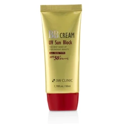 3w clinic uv sun block bb cream 50g spf50