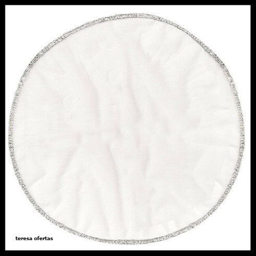 Organza Redonda - Cobre Jarra - 20 unidades 20cm de diâmetro