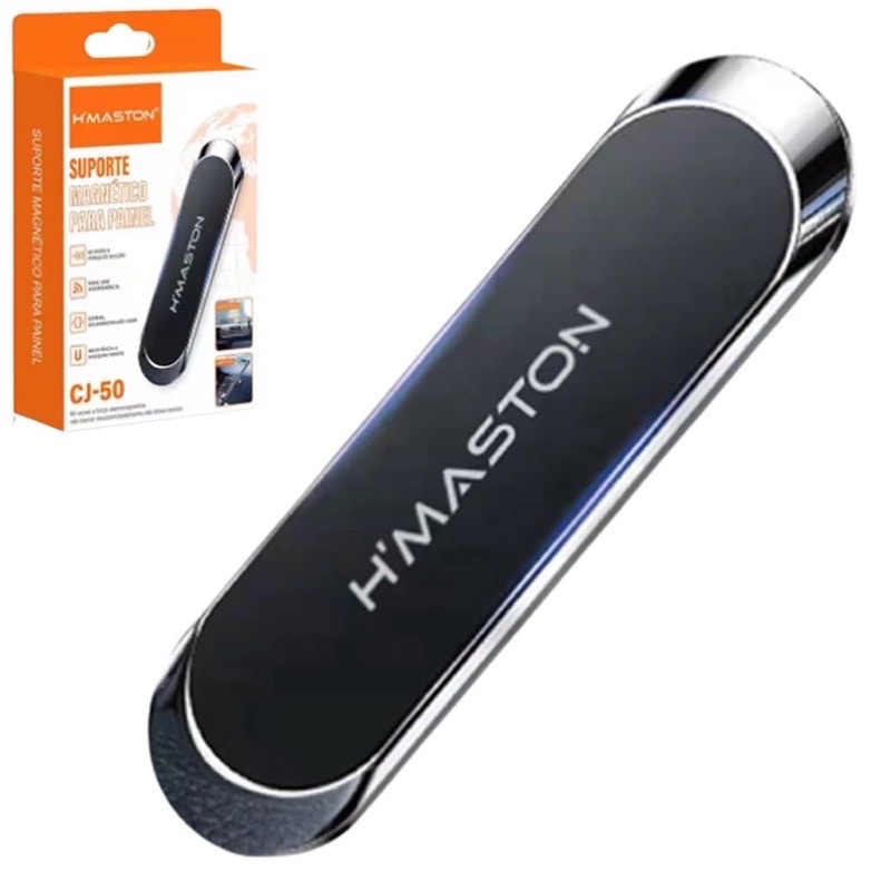 Suporte magnetico ima para celular Hmaston CJ-50 Com 2 discos Neodimio Universal Imã Carros Cômoda Painel Veicular Gps