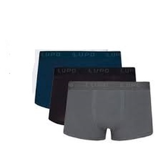 Kit C/3 Cueca Sunga Lupo 480-002 Algodão Original