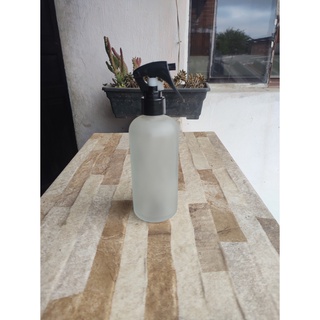 Frasco de Vidro Home Spray Jateado 250ml com Valvula