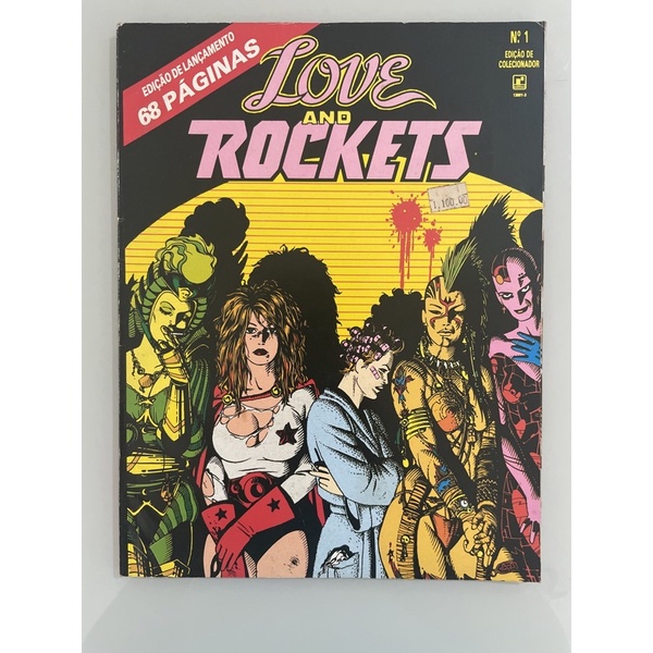 Gibi adulto Love And Rockets Número 1 primeira edição colecionador