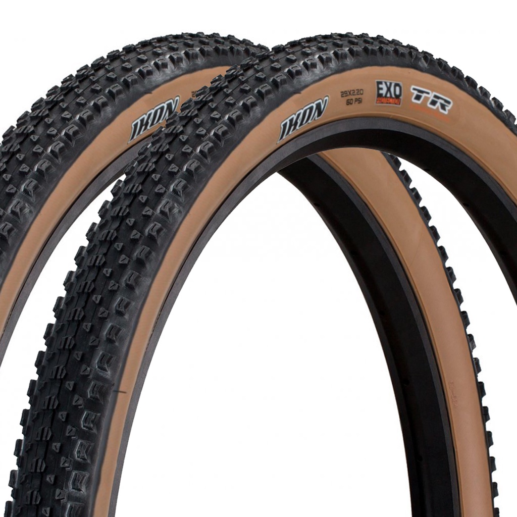 Kit 2 Pneus Maxxis Ikon 29x2.20 Dobrável (Kevlar) EXO/TR Tanwall