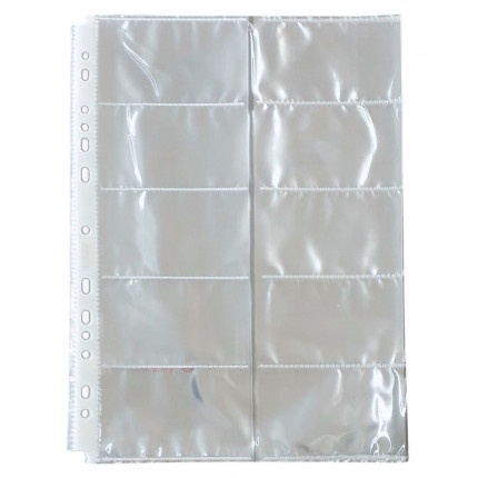 Kit 10 folhas para cartão telefônico - Polipropileno em Oferta na Shopee